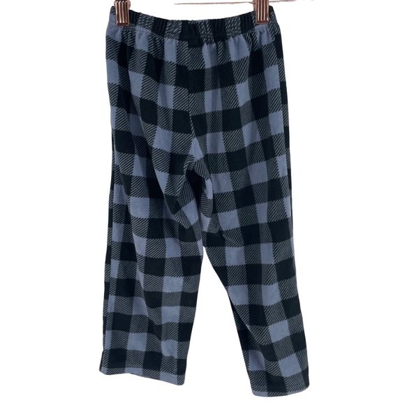 Carter's Boy's Size 5T Blue & Black Checked Flannel Pajama Pants - Picture 2 of 3